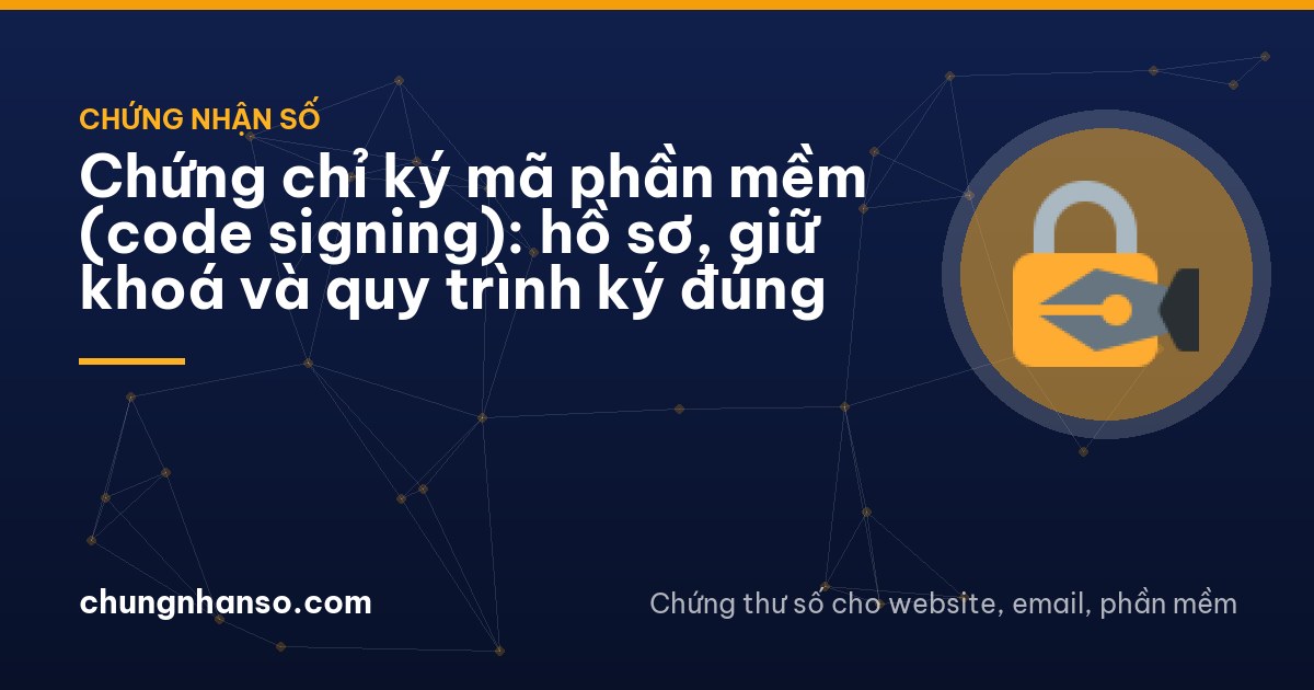 A developer seen from behind in a small Ho Chi Minh City software studio at night, plugging a small hardware key into a desktop with a blank monitor, warm desk lamp