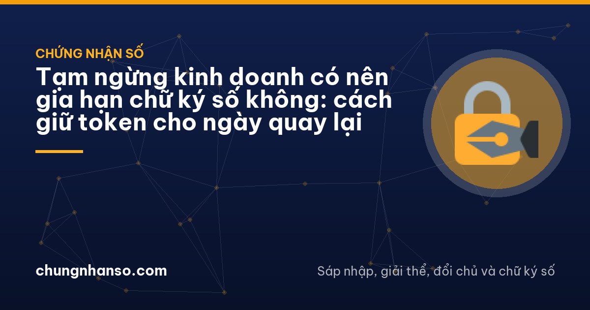 A shuttered small shop front in Nghe An on a quiet morning, owner seen from behind locking a drawer with a small blank USB token and a folder inside